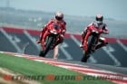 Nicky Hayden & Ben Spies aboard Ducati 1199 Panigale R at COTA