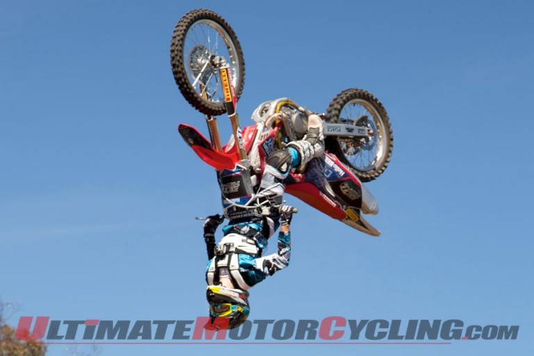 FMX Female Emma McFerran Plans Backflip in Berlin