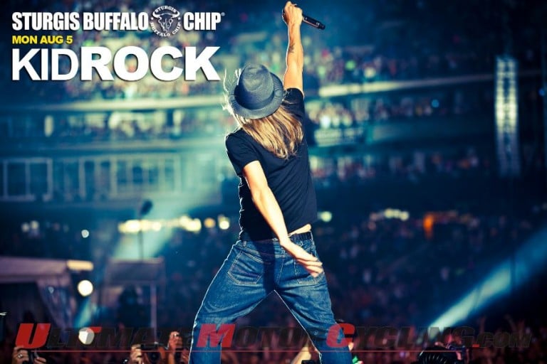 Kid Rock to Headline Sturgis Buffalo Chip Music Festival
