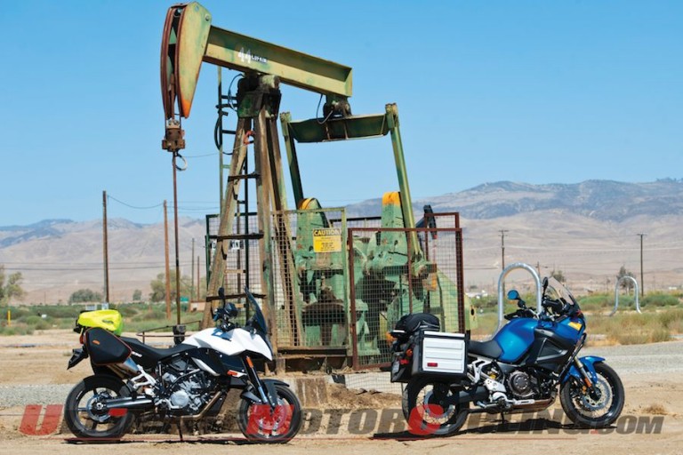 Yamaha Super Ténéré + KTM SM T | Touring Cali’s Desolate Triangle
