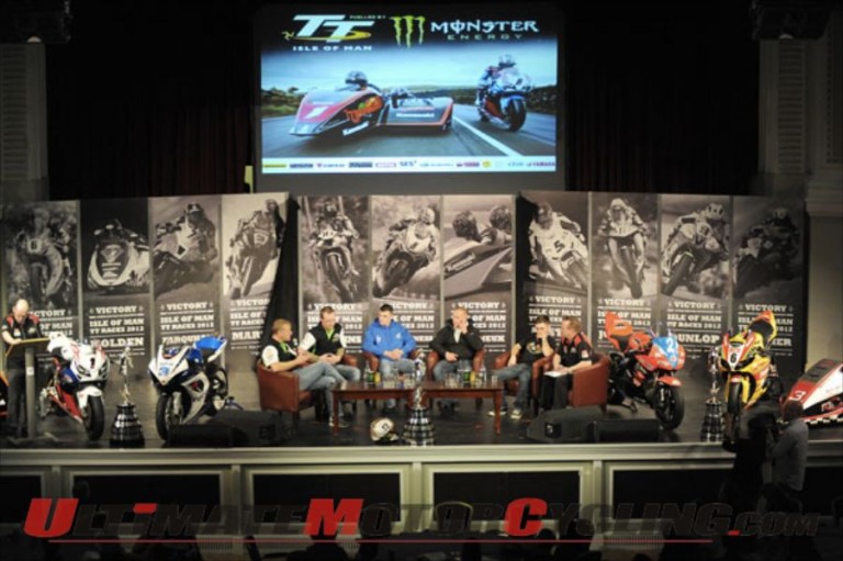 Top TT Riders Head to Isle of Man for Launch of TT2013