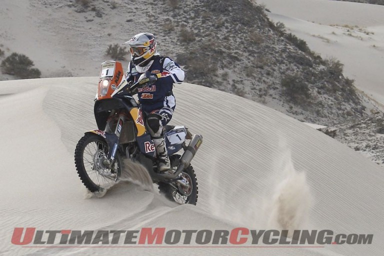 KTM’s Marc Coma Wins Stage 4 of Desafio Ruta 40 Rally