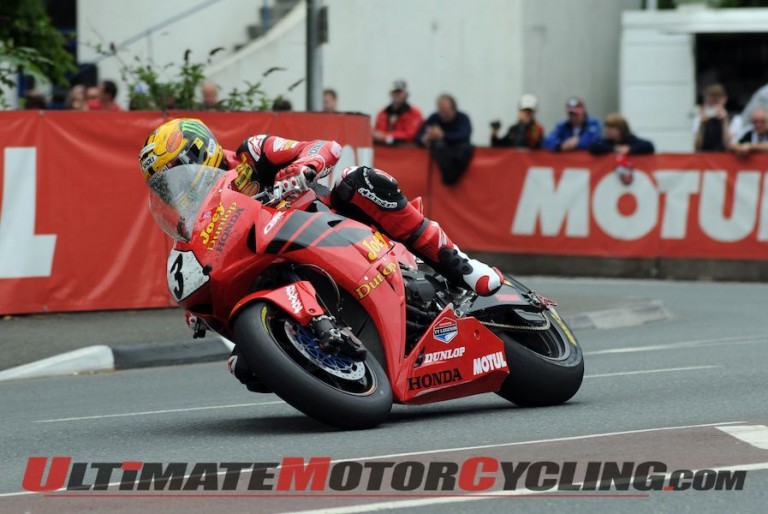 McGuinness Honors the Late Joey Dunlop (Isle of Man TT Video)
