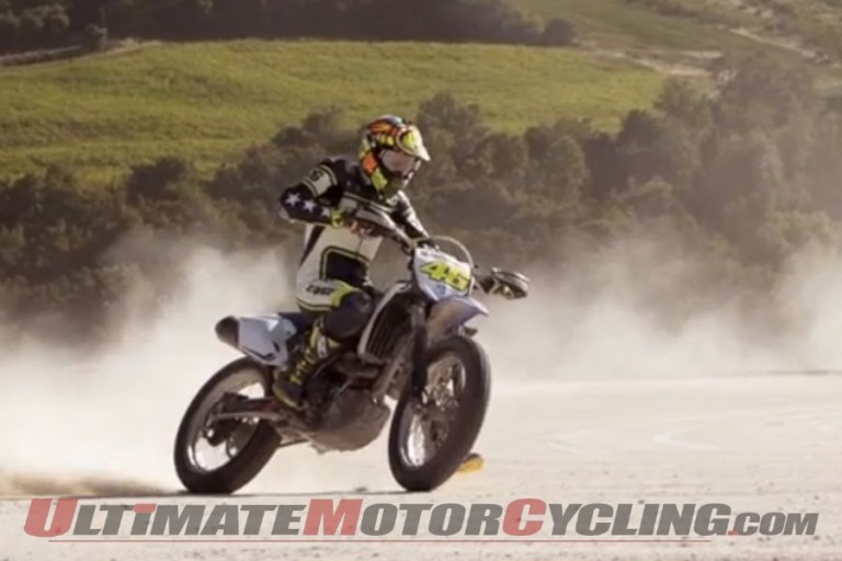 Valentino Rossi, Guy Martin & Chareyre at Rossi’s Ranch (Video)