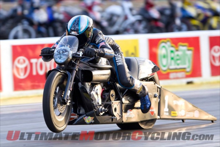 Harley’s Kraweic Makes Semi-Finals at Norwalk NHRA