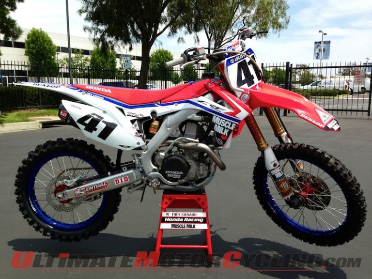 Red Bud Motocross: Muscle Milk Honda to Fly Red, White & Blue Colors
