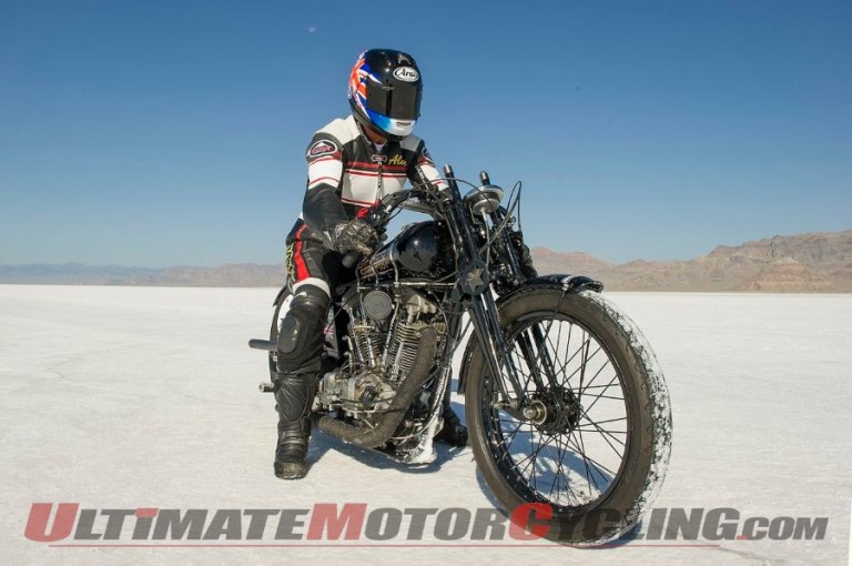 Brough Superior Team Sets Bonneville BUB Record (Photos)