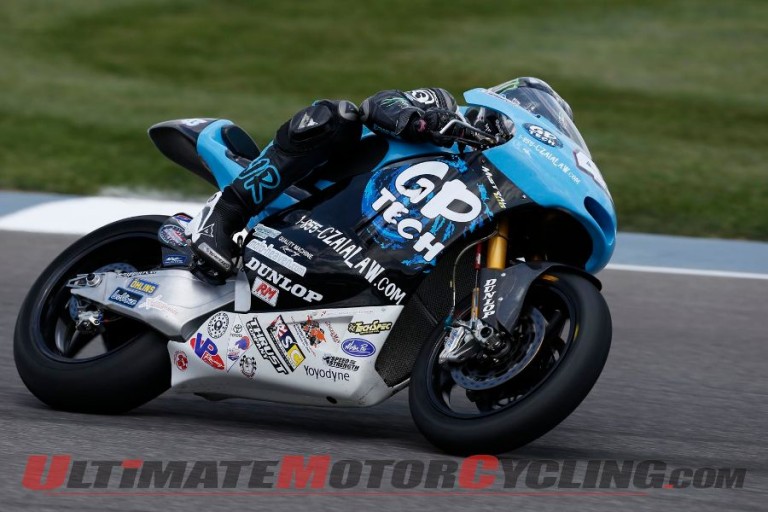LeoVince Sponsored GP Tech Debuts in Moto2 with Rispoli