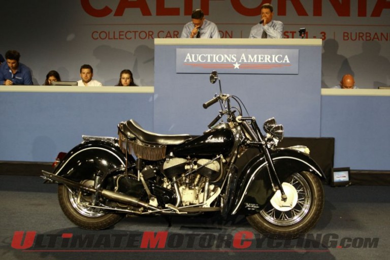Steve McQueen’s 1946 Indian Chief Sells for $143,750