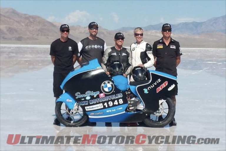 San Diego BMW’s S1000RR Captures Five Bonneville BUB Records