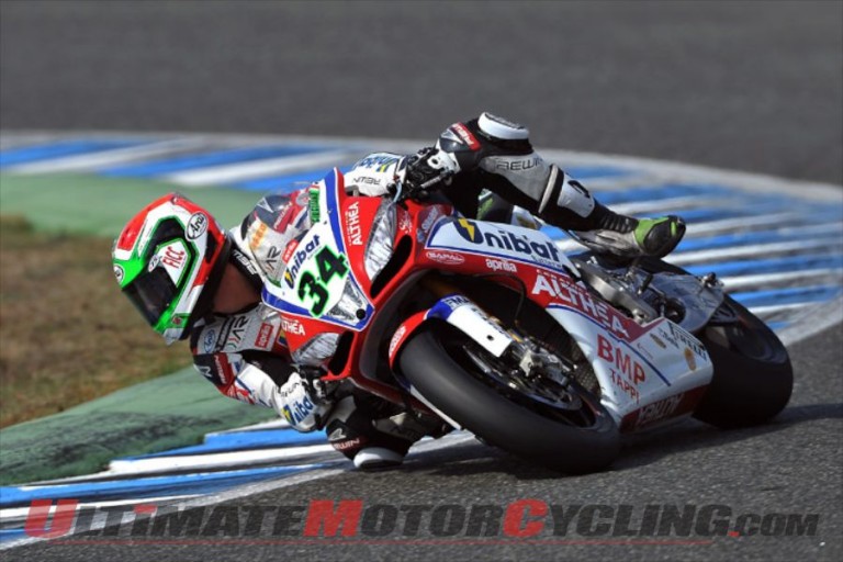 Jerez World SBK | Aprilia’s Giugliano Tops Friday Practice