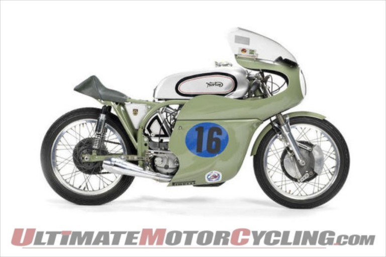 1966 Norton Manx Tops Record Bonhams Motorcycle Auction