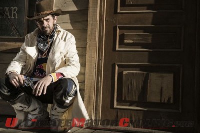 Cyril Despres in "Fistful of Trophies" garb