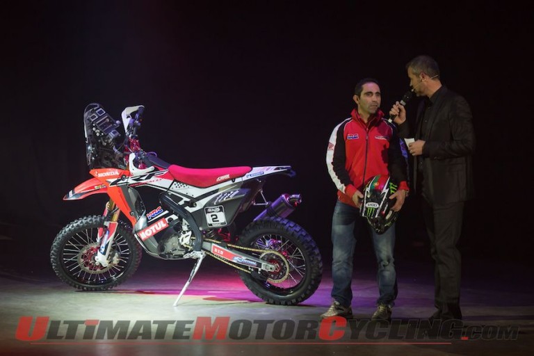 Honda’s new CRF450 Rally at EICMA | Video