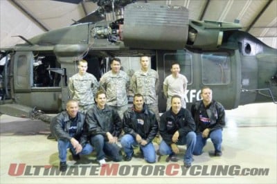 Harley-Davidson Racers Visit Troops in Middle East
