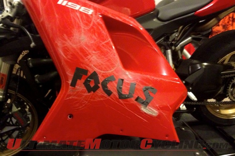 Ducati 1198 Crash = 93 Stitches, Downtime & Enhanced Focus