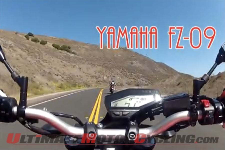 2014 Yamaha FZ-09 Video | On Board Footage from Review 2014 Yamaha FZ-09 Video
