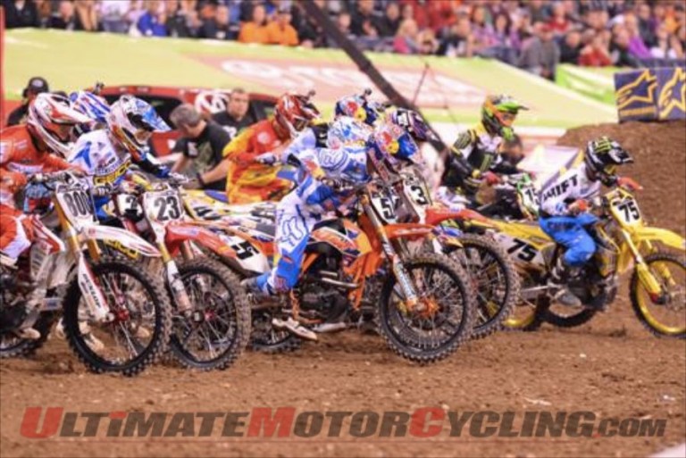 2014 Indianapolis Supercross Results from Lucas Oil Stadium