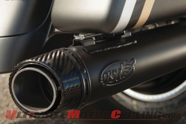 Roland Sands Design Slant Slip-On Mufflers for Harley Tourers