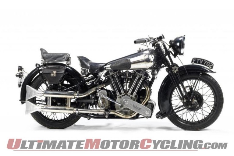 Ex-George Brough 1939 Brough Superior Highlights Bonhams Stafford Sale