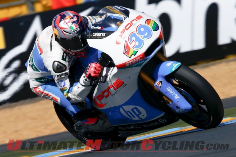 2014 Le Mans Moto2 Friday Practice | Salom Quickest