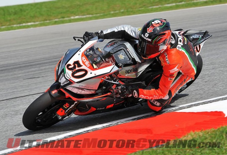 2014 Sepang Superbike Superpole Results | Aprilia’s Guintoli on Pole