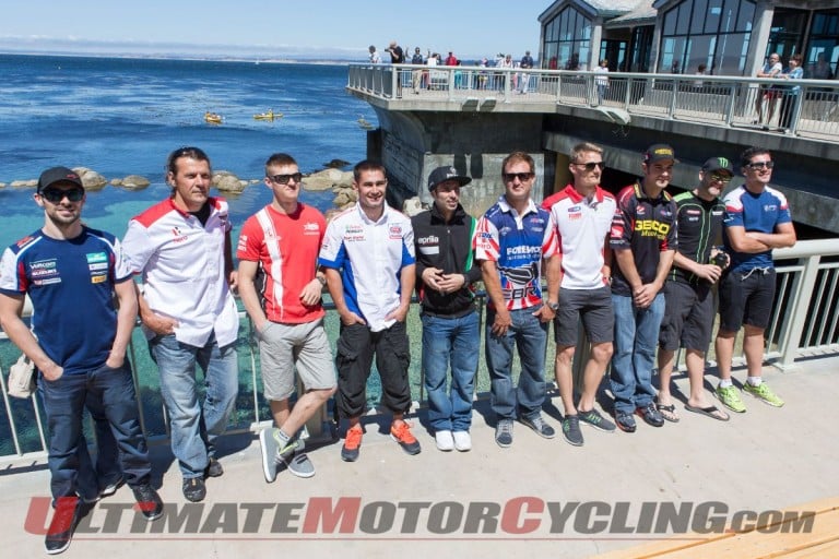 World Superbike & AMA SuperBike Riders Visit Monterey Aquarium