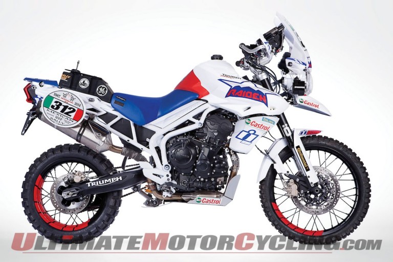 Up Close | Team Raiden Triumph Tiger 800 XC Baja Competitor