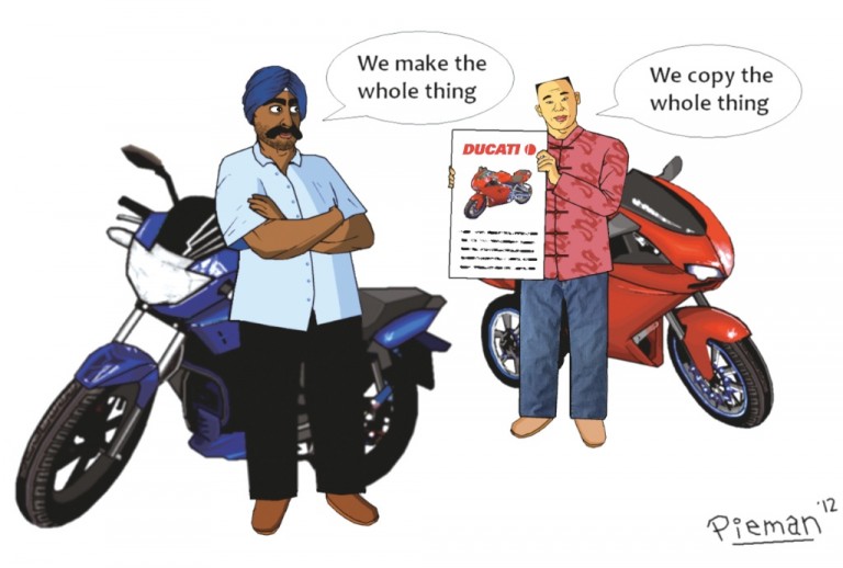 China’s Motorcycle Export Battle with India