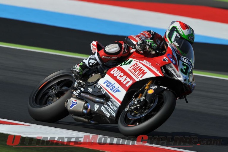 Ducati’s Giugliano Tops Magny-Cours SBK Friday Practice