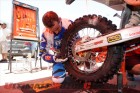 Husqvarna's Renet works at 2014 ISDE