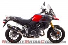 Two Brothers Racing S1R Exhaust for Suzuki V-Strom 1000, side view