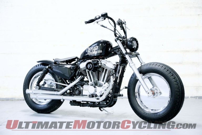 Comete Motocycles 'The Bouncer' Seventy-Two Sportster, ride side studio