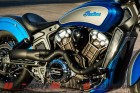 Indian Scout 42 by Dirty Bird Concepts, engine