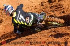Yoshimura Suzuki's James Stewart in the dirt in Cali.