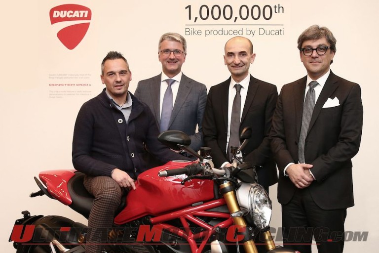 Millionth Ducati Built Presented to Buyer by ‘Three Kings’