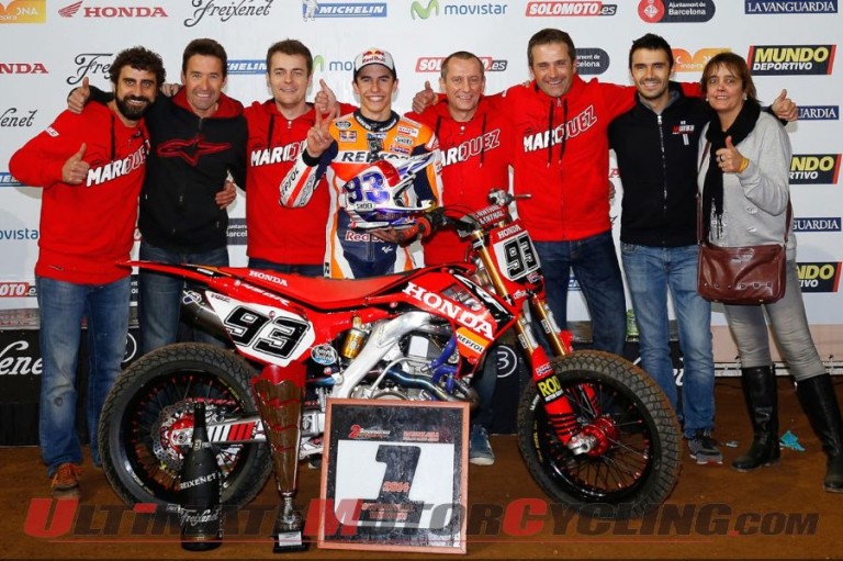 Marc Marquez & Jared Mees Thrill at 2014 Superprestigio