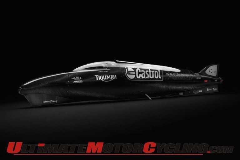Triumph Castrol Rocket Streamliner