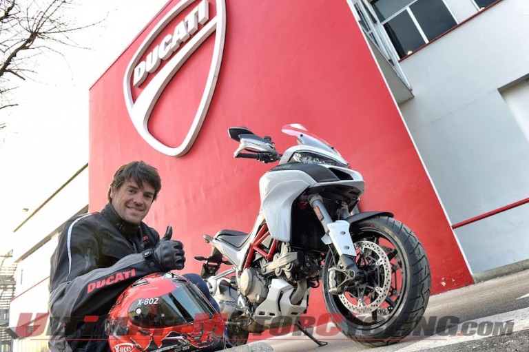 Checa’s Perks – 1st 2015 Ducati Multistrada Off Assembly Line Checa’s Perks – 1st 2015 Ducati Multistrada Off Assembly Line