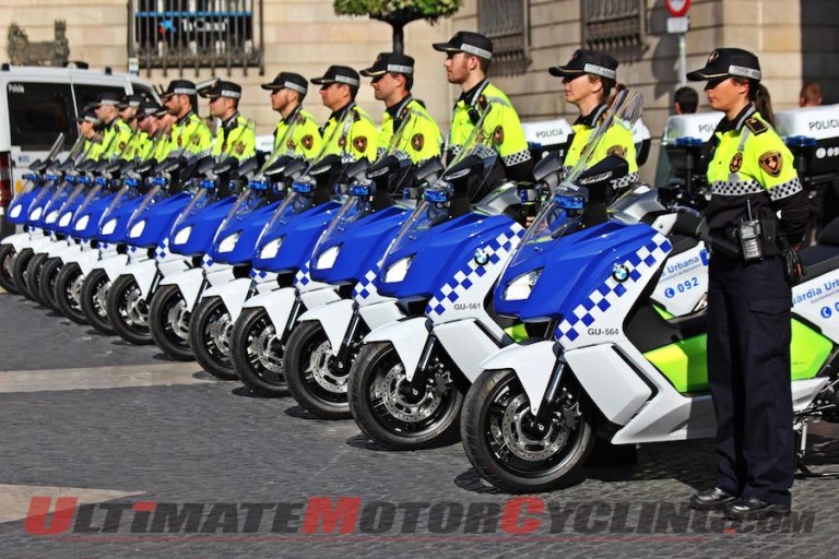 BMW C evolution Scooters Delivered to Barcelona Police