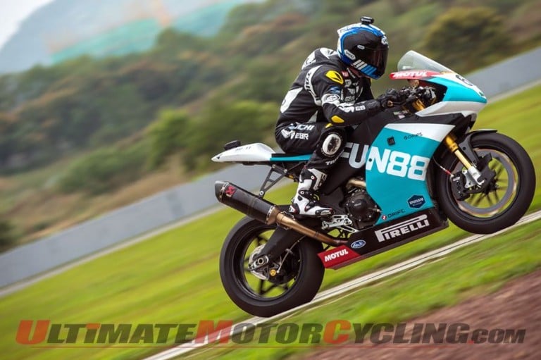 EBR’s Cory West Dominates Zhuhai in China; Sets Lap Record