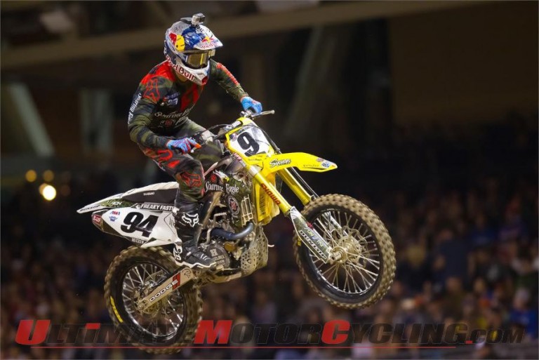 Suzuki’s Ken Roczen Sidelined at Houston Supercross