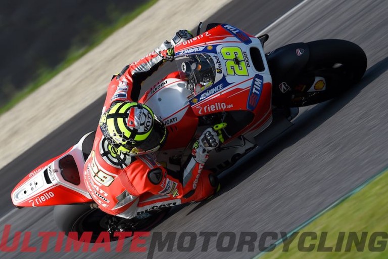 Ducati Completes Mugello Test; Iannone Dislocates Shoulder