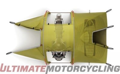 Redverz Gear Solo Expedition Motorcycle Tent Released BMW R1200GS