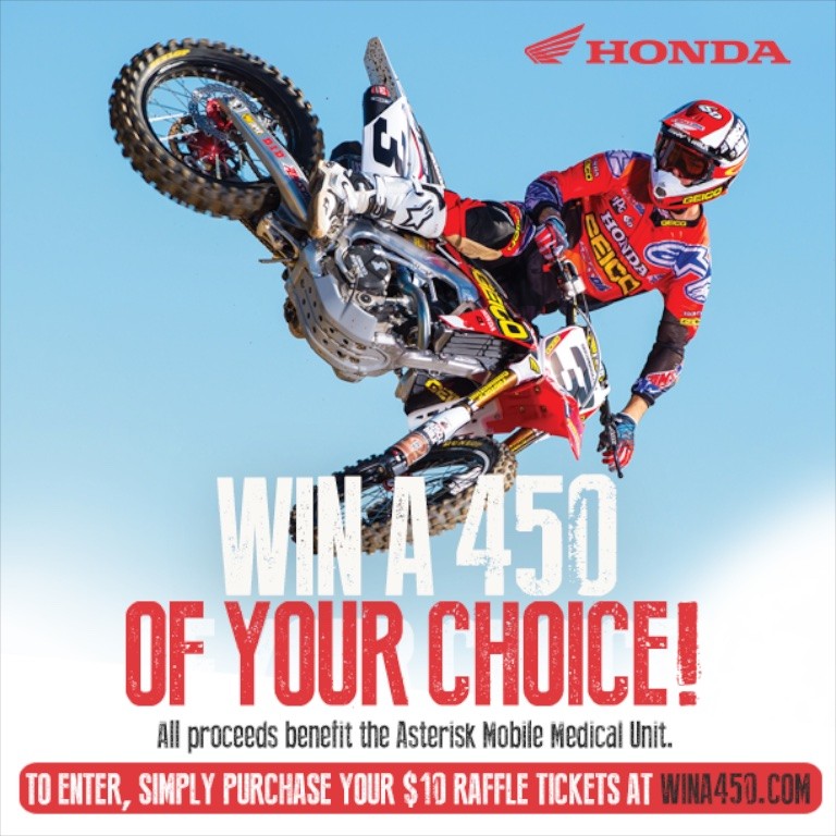 AMA Motocross Wina450.com Raffle Ends at Ironman