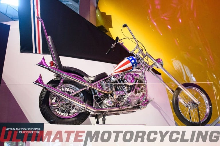 Easy Rider Motorcycle ‘Captain America’ on Display at EMP Museum