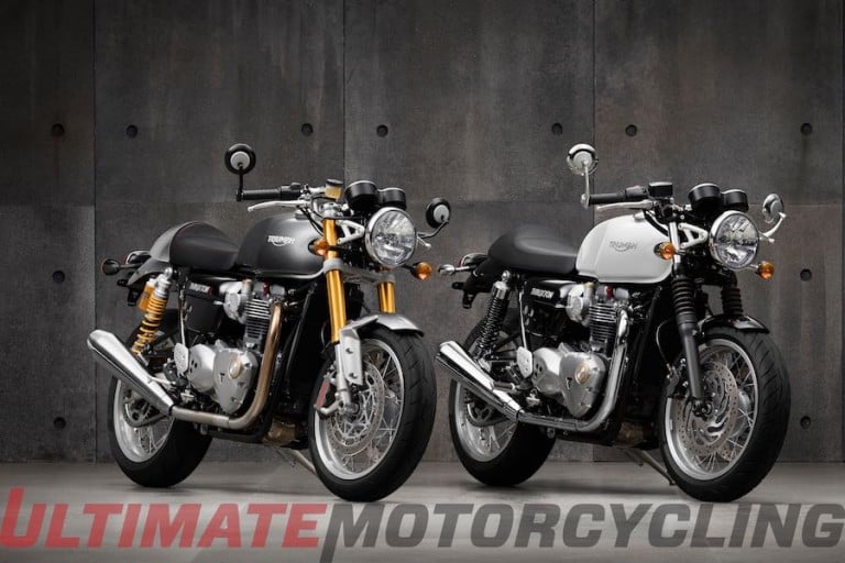 2016 Triumph Thruxton & Thruxton R First Look | Preview