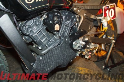 2016 Indian Scout Sixty LA Harbor Debut Party Engine