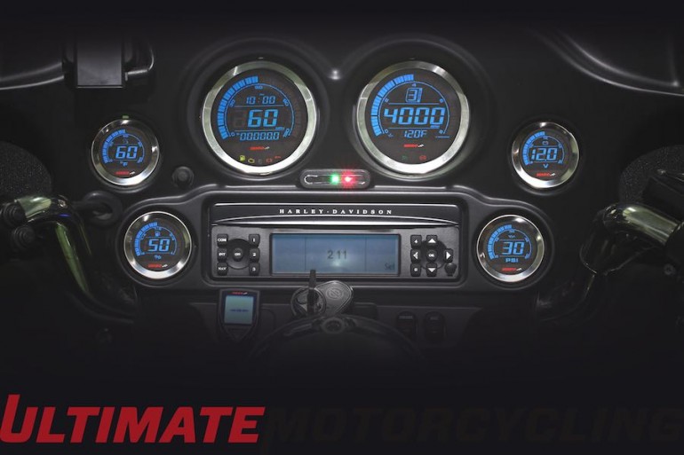 KOSO 6Piece Gauge Package for Harley Road Glide & Street Glide