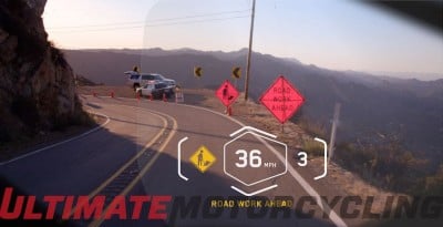 BMW Head-Up Display Motorcycle Helmet features